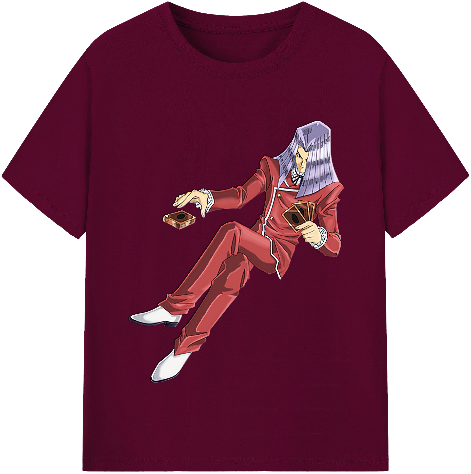 （画像用） 遊☆戯☆王 Yu-Gi-Oh! レディースカジュアルプリントTシャツ（綿100％）